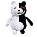 WYETDAS Anime Noir Blanc Ours en Peluche Danganronpa Monokuma en Peluche poupée Jouet Anime Cosplay Doux en Peluche poupée Cadeau d'anniversaire Anime Figure Jouet Ornements