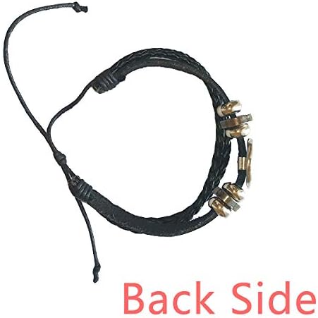 Miniatura 2 de DIYthinker Santiago De Chile City Watercolor Bracelet Braided Leather Woven Rope Wristband