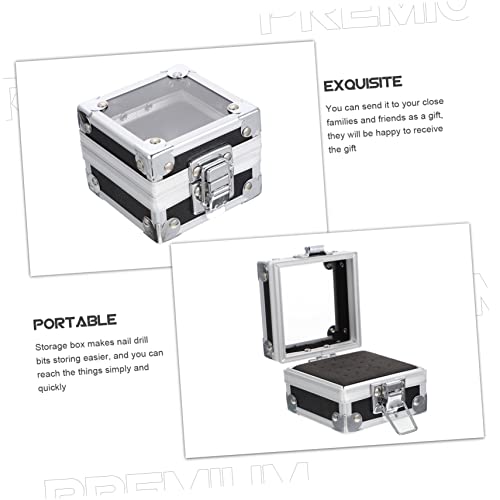 Organizador de puntas para taladro de uñas acrílicas 2pcs miniatura 3