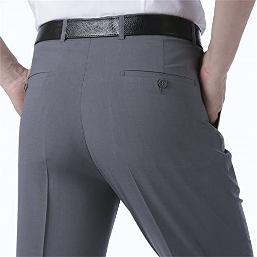 Pantalones para Hombre Tiro Alto Pierna Recta Clásicos miniatura 3
