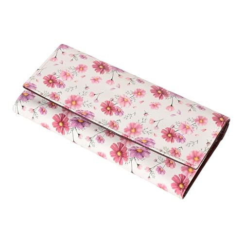 Women's Clutch Wallet | Handcrafted Vegan Leather | Holds Up to 6 Cards | 2 Note Compartments & 1 Coin Pocket | Magnetic Closure | Multicolor2