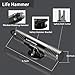2025 Upgraded Life Hammer Car EscapeTool and Seatbelt Cutter,Beam Lab Life Hammer,Car Hammer Seatbelt Cutter Window Breaker Emergency Escape Tool,Seat Belt Cutter and Glass Breaker for Cars(4PCS)