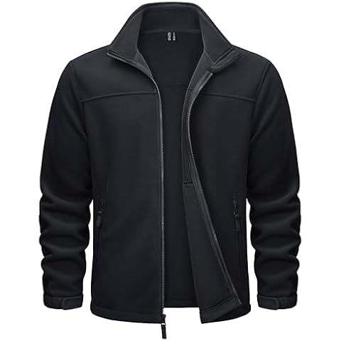 TACVASEN Men's Winter Fleece Jacket Cover