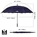 Procella 62 Inch Golf Umbrella Extra Large Automatic Open Windproof Waterproof Double Canopy Oversize Vented Stick Umbrellas for Rain - Best Golf Gifts for Men and Women