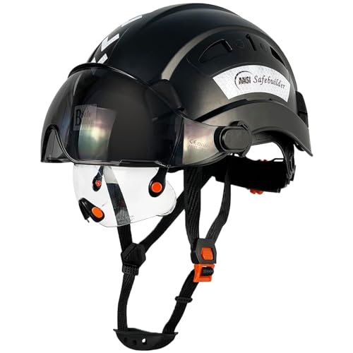 Industrial Safety Helmet with Visor ABS Hard Hat