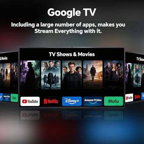 Image of 55 Inch Smart Outdoor TV, 1500 Nits Brightness | 4K UHD Smart Google TV, IP66 Waterproof Outdoor TV with Anti-Glare Screen & Voice Control Remote for Partial Sun (Outdoor & Indoor)