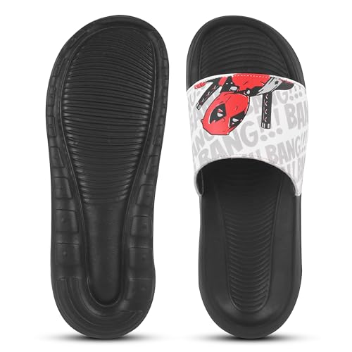 Image of PERY-PAO Sliders Mens White, Black, Grey, Sky blue Solid Design Flip Flop & Slippers