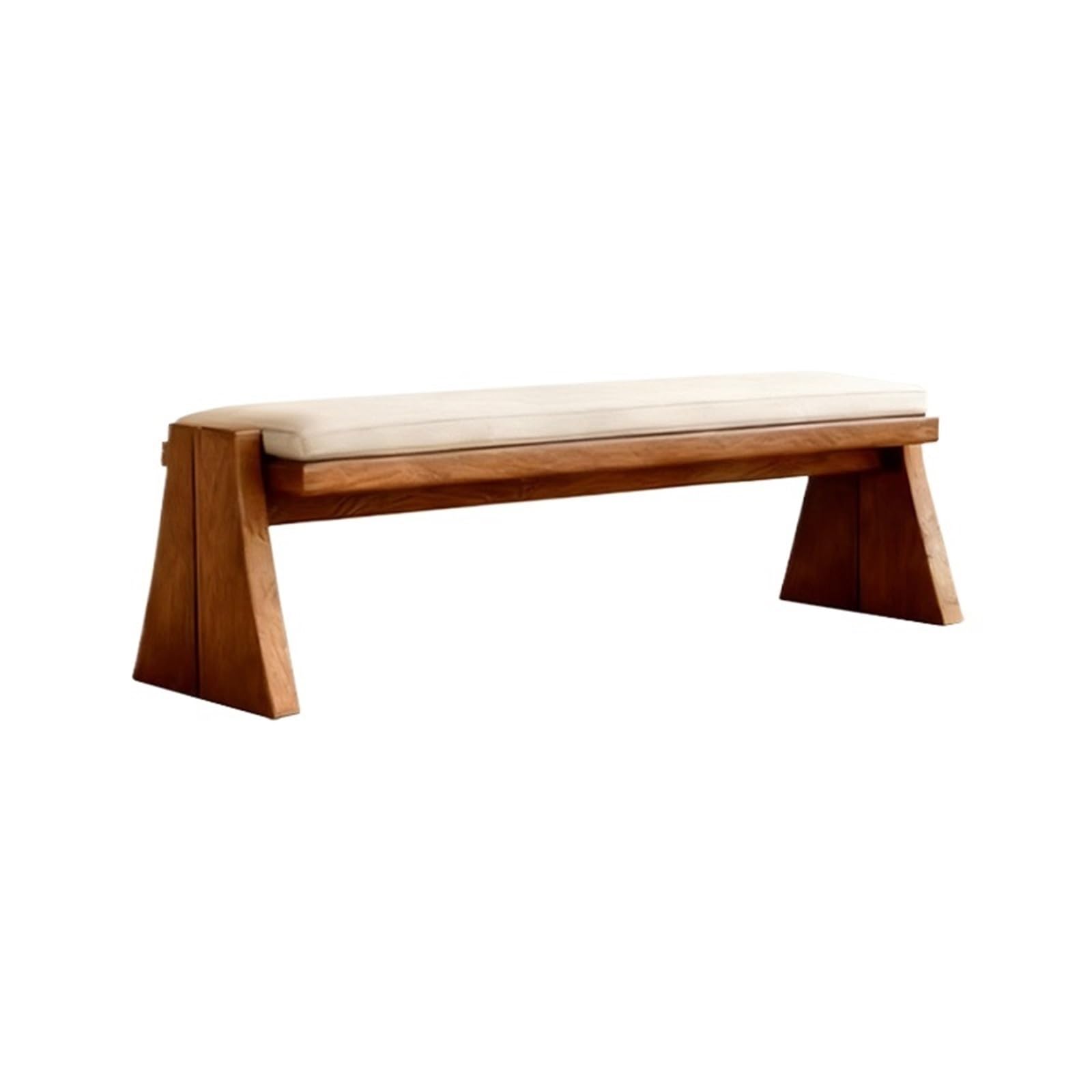 XUJUAN-0227 End of Bed Fabric Wooden Shoe Changing Stool for Home Use Coat Rack Bedroom Bed end(XXL)