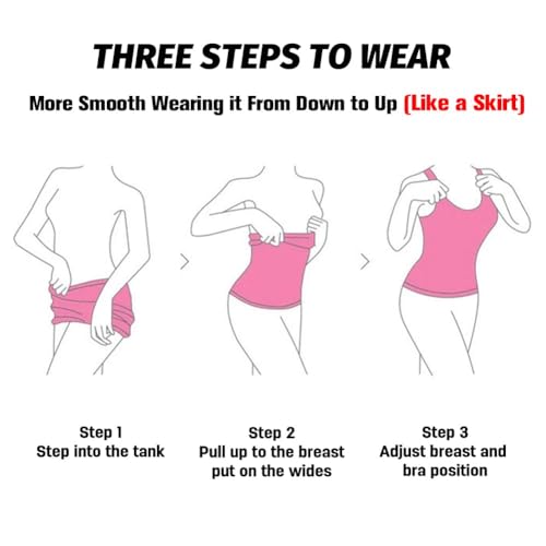 image for EUYZOU Women's 3PK Tummy Control Shapewear Tank Tops Seamless Square N