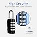 4 Digit Combination Lock Outdoor Padlock for School Gym Locker Outdoor Waterproof Padlock for School Gym Locker, Storage Unit,Garages, Sports Locker, Toolbox, Hasp Storage (2 Pack Black)