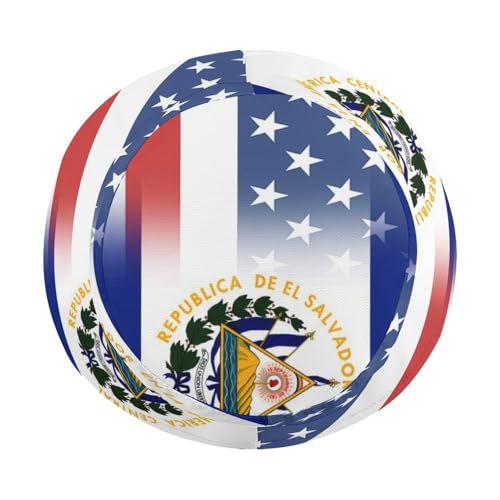 American and El Salvador FlagChildren's Bucket Hat for Boys and Girls, Breathable Summer Beach Hat54cm3