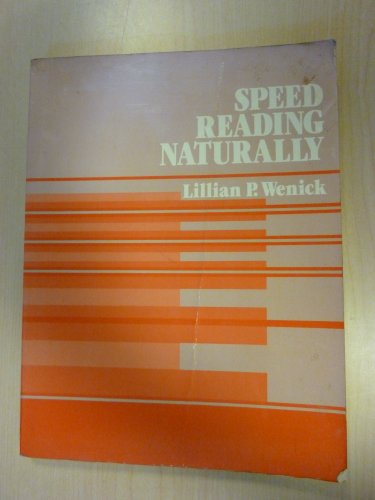 Speed reading naturally 0138339058 Book Cover
