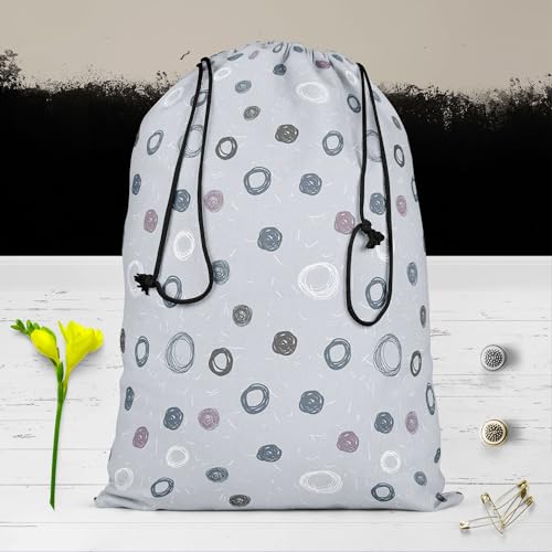 Image of ArtzFolio Hand Drawn Design D2 | Reusable Sack Bag | Bag for Gym, Storage, Vegetable & Travel