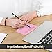 300 Count Index Cards 3 x 5 Inch Ruled Pink Index Cards, Flash Cards College Ruled for School, College, Office and Home Organization, Durable Study To Do List Note Cards with Ruled Lines