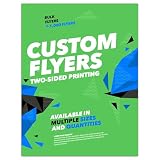 Bunny Badges Custom Flyers - Glossy Paper - Multiple Sizes (1 to 1,000 Flyers) (8.5x11)