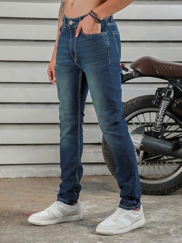 Image of HIGH STAR Men's Mid Rise Regular Jeans