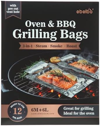 ebelbo Family Pack Foil Grill Bags