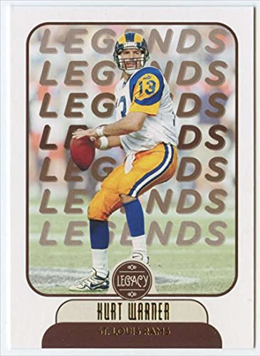 2021 Panini Legacy #102 Kurt Warner St. Louis Rams Legends Official NFL Football Trading Card in Raw (NM or Better) Condition