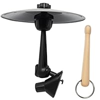 Auto Schlagzeug Becken, 2-teiliges Mini Drums Auto Set, Kompakte Schlagzeug Auto Zubehör Für Musikliebhaber, Perfekt Für Reisen Und Geschenke, 15 X 13,5 X 3,5 Cm