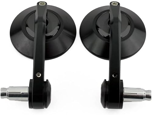 Miniatura 3 de Espejo universal para motocicleta CNC de 7/8 pulgadas de 0.866 in con mango trasero para espejo para Ducati Monster Aprilia Suzuki Cafe Racer