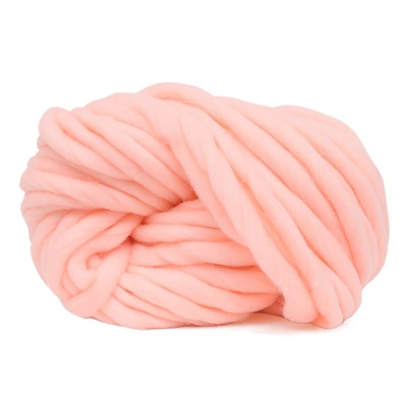 Wełna 250g Super Gruba Solidna Przędza Filcowa Roving jest Używana do Przędzenia Przędzenia Ręcznie Robionej Włóczki na Ciepłe i Grube Dzianie Zimą Wełna Szydełkowa (Kolor: 14-Zang LAN) (24)