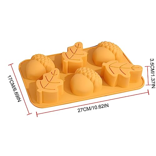 Stampo in silicone a forma di zucca per saponi | 6...