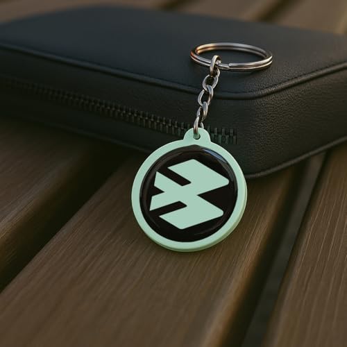 Image of Mi Glow Store Glow in Dark Keychain for Bike Men | Gift for Man | Bike Accessories | Charges in Light Glows in Dark | Key chain for Bike