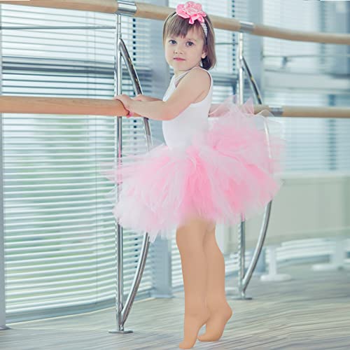 Sarfel 2 Pack Toddler Tights for Girls Dance Ballet Tights Ultra-Soft Footed Baby Stockings Toddler Stockings Halloween Socks3