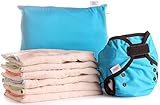 Bum Fold Eco-Pack Stoffwindel-Set (S, türkis)
