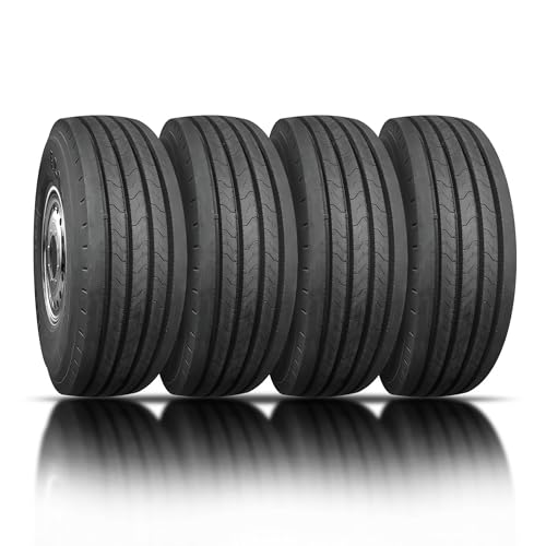 Set of 4 (Four) TRAVELSTAR Eco-Mile AP Steer All Position 245/70R19.5 16PR 136/134M Tire- 245/70/19.5 Commercial Truck Tire