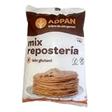 ADPAN Mix de Repostería Sin Gluten. Preparado Para Postres Sin Alérgenos y Sin Gluten. Mezcla en Polvo Vegana Para Repostería Casera. Bolsa de 1 kilo.