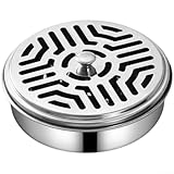 Räucherstäbchenhalter, 2 Stück, Edelstahl, kompakt, 14,5 x 4,5 cm, Brenner mit Abdeckung und Aschenbecher, für Outdoor-Leben, Hinterhof und Reisen