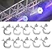 YOUTHINK 77lb Stage Light Clamp, Adjustable Par Light Clamp with Internal Pads, Effortless Install for Stage Lighting Mount Hook, Fits 30 to 52mm OD Pipe