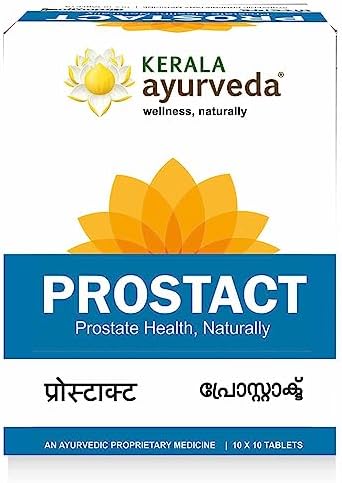 Kerala Ayurveda Prostact Prostate Care Supplement For Men 100 Tablets