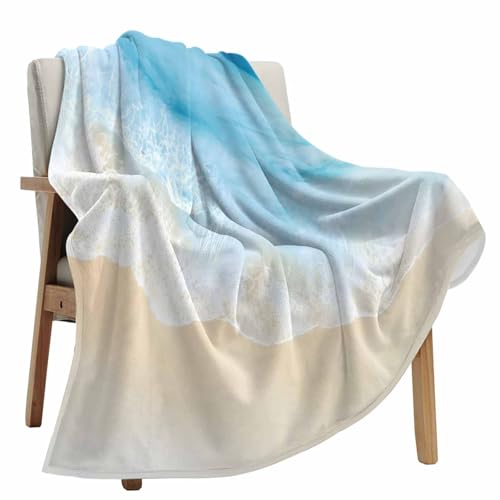e Ocean Wave Throw Blanket Warm Cozy Blankets,Lightweight Soft Blanket