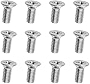 12PCS Stainless Steel Brake Disc Rotor Screws, 93600-06014-0H, Retaining Hardware Bolts Screw Kit for Front and Rear, Compatible With Honda, Acura, Hyundai, Kia Models