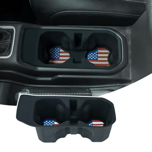 Portavasos para consola central Jeep Wrangler JL 2018-2025 miniatura 1