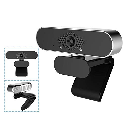 Andoer Câmera da Web USB com lente grande angular 1080P Full HD HD com microfone embutido para deskt