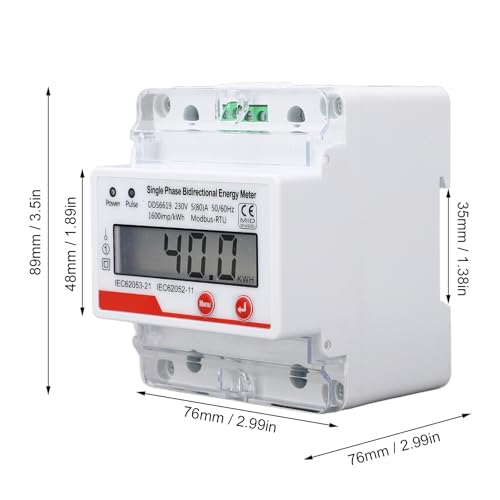 Compteur d'électricité de communication RS485 pour maison connectée - 6