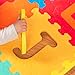 Battat – 82 Pieces Foam Alphabet Floor Mat – Large 55x65in Interlocking ABC Puzzle Mat – Floor Puzzle with Removable Shapes for Babies & Toddlers – 0 Months