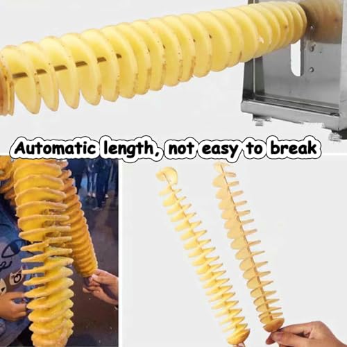 Cortadora espiral para papas de acero inoxidable miniatura 6