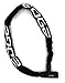 Edge CO,LTD Candado para Bicicleta, Granito – Cadena y candado con Cadenas de Acero para Bicicleta y Motocicleta, 6 mm (Negro, 110 cm)