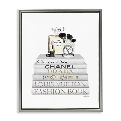 Image of Bookstack Makeup Glam, 16 x 20 Inch Canvas in Floater Frame