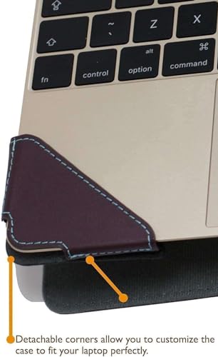 Funda para portátil de cuero púrpura Profile Series miniatura 4
