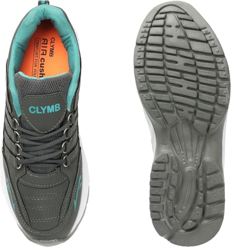 Image of CLYMB Cosco Sports Shoe with Synthetic Upper Lightweight Comfortable Mid Top Running Shoes for Men's & Boy's