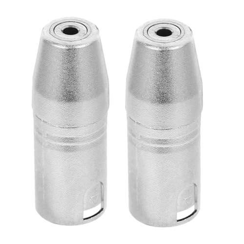 LABRIMP 2pièces Adaptateur XLR vers Jack Prise Mâle Broches vers Femelle Accessoire Audio pour Connexion Multiple