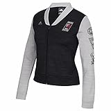 adidas Portland Trail Blazers NBA Black On-Court Full Zip Track Jacket w/Patches Jacket for Women (S)