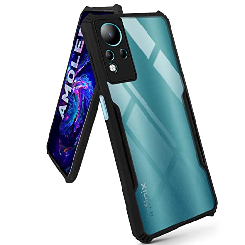 Image of Jkobi Back Cover Case for Infinix Note 11 (Shockproof with Polycarbonate Clear Panel | Professional Black)