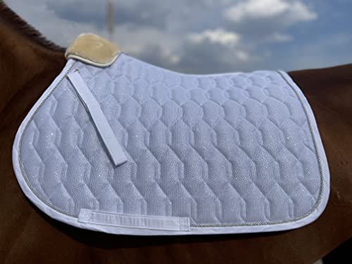 Ride Now Horse Saddle Pad Saddle Cloth Glitter MESH Dressage ...