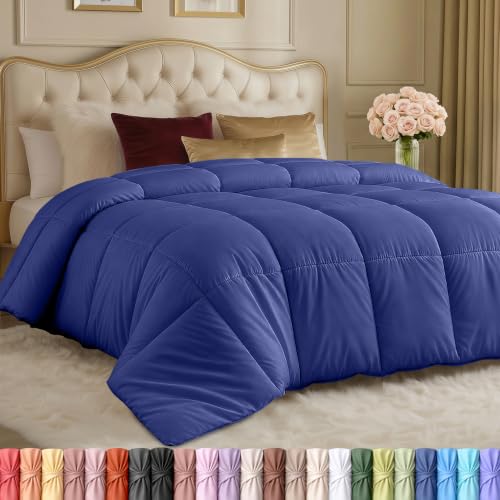 Image of Utopia Bedding Duvet Insert, Comforter King Size 90 x 102 in, Slate Blue
